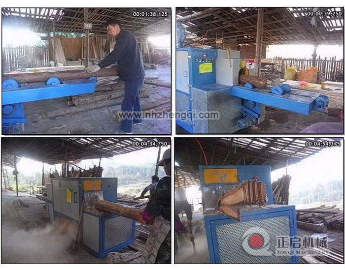 云南省-文山縣-鋸松木加工現場