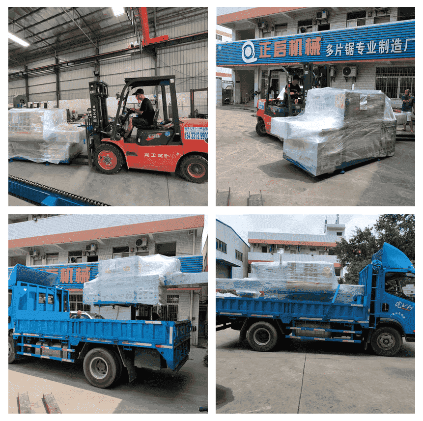 2021年7月10日發(fā)往云南普洱市-ZQ250型圓木多片鋸、自動磨鋸片機