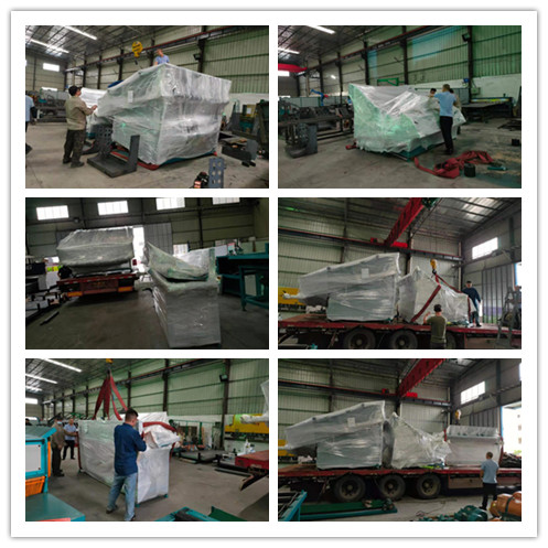 2021年8月9日發往山西省運城市-ZQ350型圓木多片斷料鋸、放料架、提升輸送架、皮帶輸送架