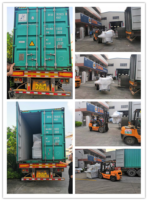 2019年7月發往厄瓜多爾--ZQ-J400型多片鋸斷料鋸、ZQ300型方