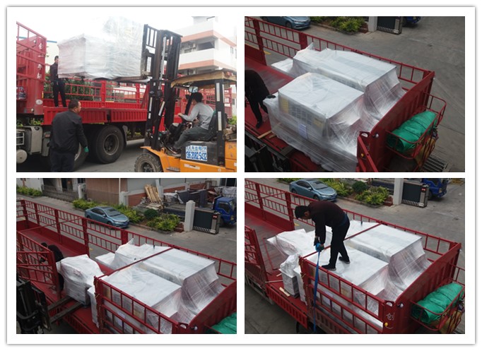 2018年4月發(fā)往新疆哈密市原木多片鋸、方木多片鋸、清邊機、