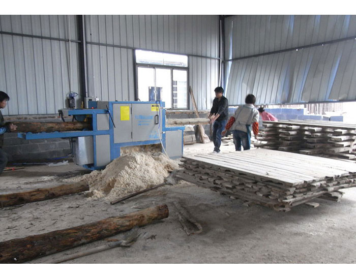 湖南省-衡陽市-歸陽鎮(zhèn)-桉木200圓木加工現(xiàn)場(chǎng)