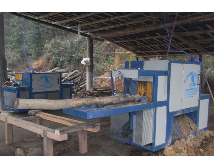 湖南省-韶陽市-圓木-方木-多片鋸加工現(xiàn)場(chǎng)