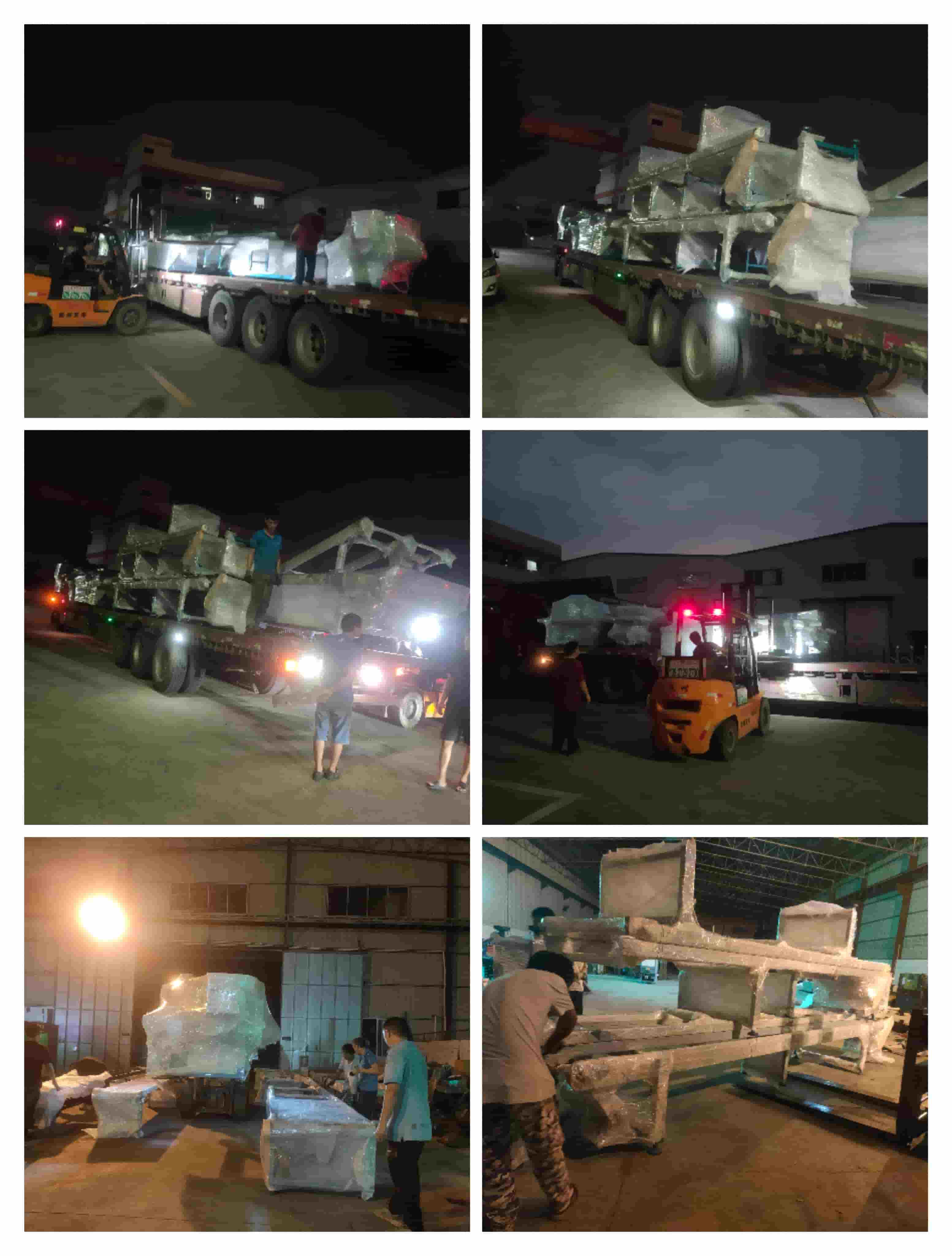 2021年9月28日發安徽宿松-ZQ250圓木多片鋸、ZQ150方木多片鋸、300圓木截斷鋸、斜坡上料架、圓木出料架、方木自動出料架、ZQ600清邊多片鋸、圓木上料堆送架