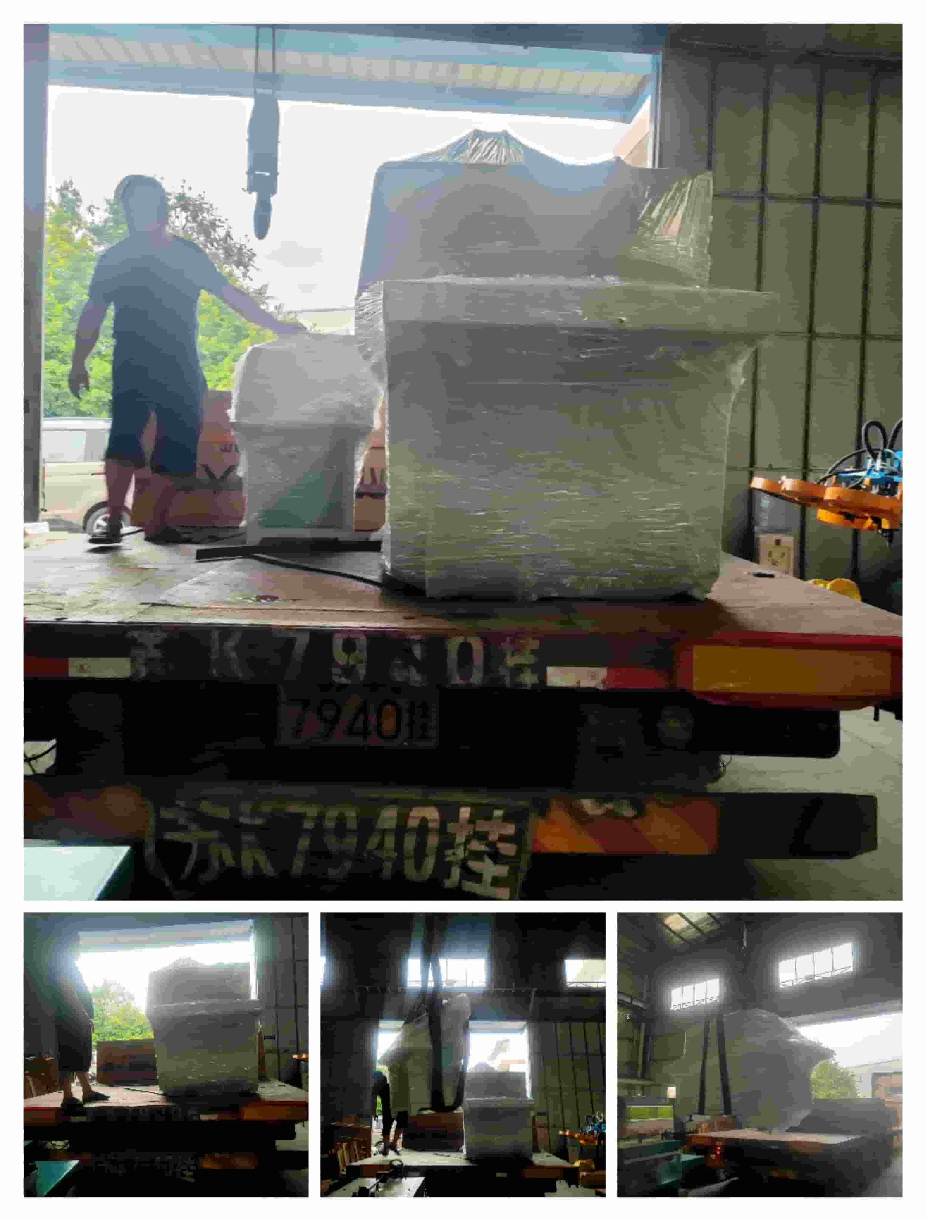 2023年8月19日發安徽省馬鞍山-ZQ120方木多片鋸、磨齒機